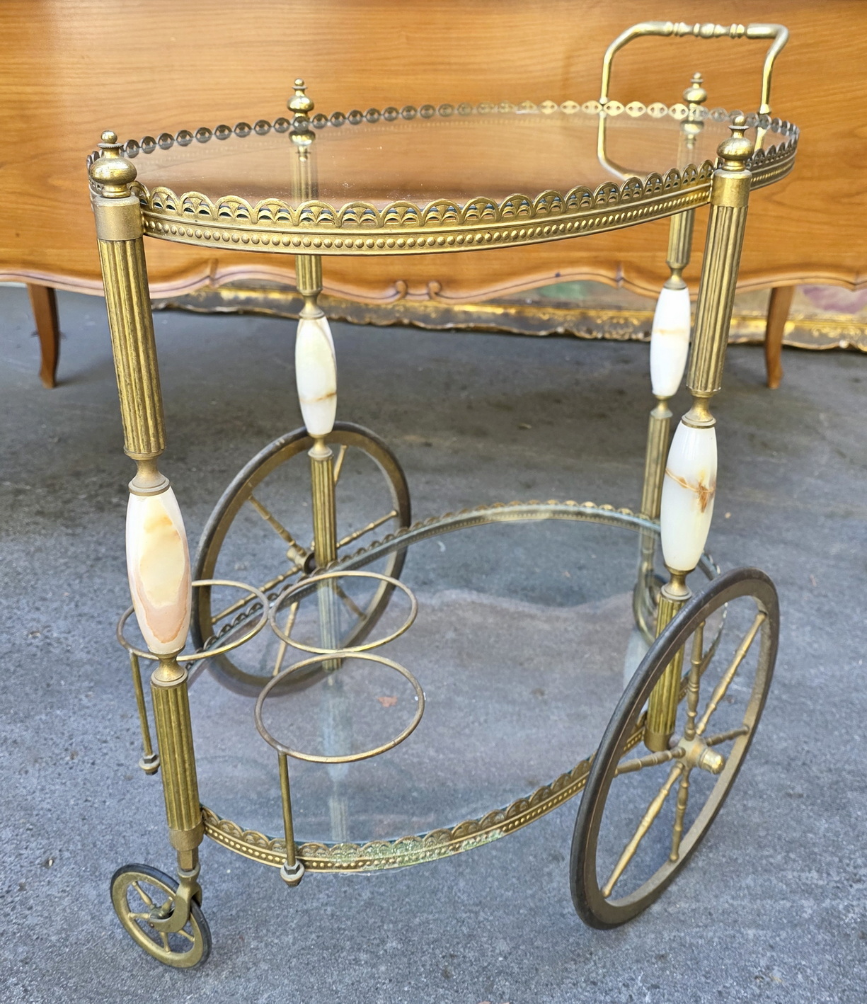 A 1960's French Drinks Trolley 